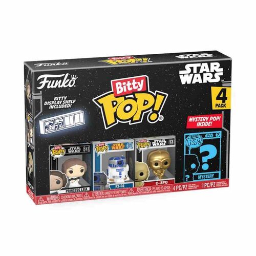 Display Surtido 4 Modelos Bitty Pop Star Wars Episodio IV