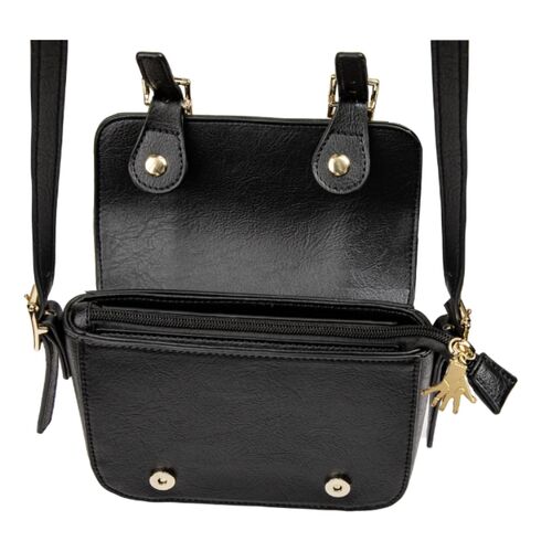 Bolso Satchel Wednesday Nevermore Academy Black 18 x 13,5 cm