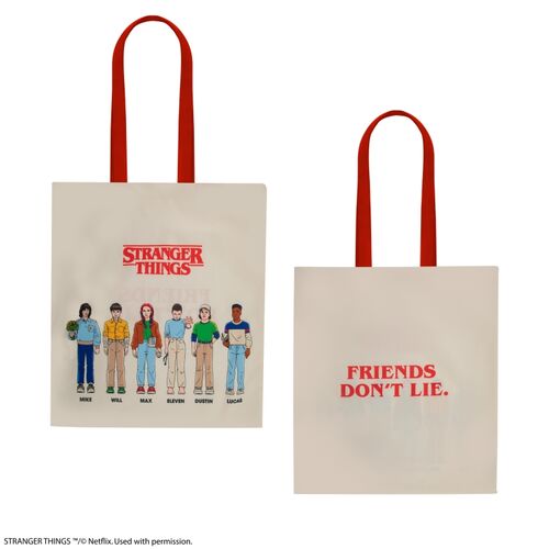 Bolsa Tote de tela Friends don't lie 42 x 38 cm