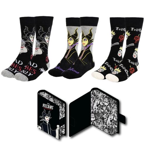 Socks pack 3 pieces Disney Villanas T- 36-43