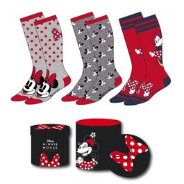 Pack calcetines 3 piezas Minnie Mouse talla 36-43
