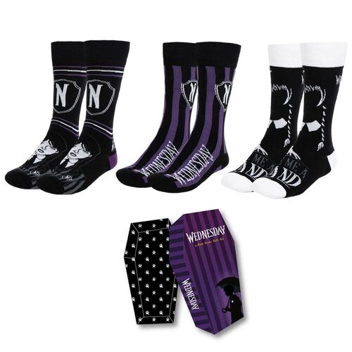 Socks pack 3 pieces Wednesday T- 36-43