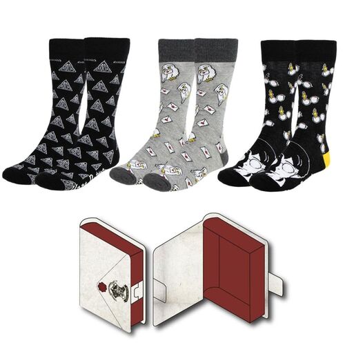 Socks pack 3 pieces Harry Potter T- 38/45