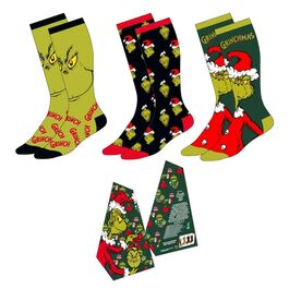 Pack calcetines 3 piezas The Grinch talla 38/45