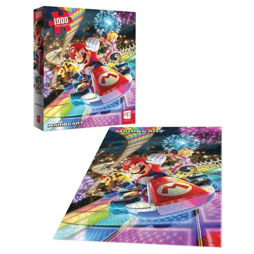 Puzzle 1000 piezas Mario Kart Rainbow Road