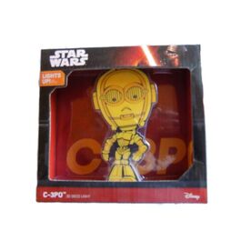 3DLIGHTFX - Mini Lámpara SW  Infantil C3PO