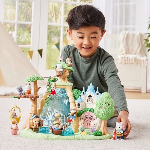 Sylvanian Families Explorer Set, Baby Cat Latte Cat and Brother