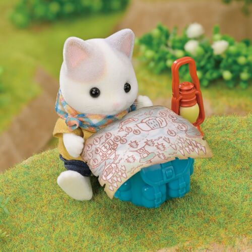 Sylvanian Families Set de Exploradores, Bebe Gato Latte y Hermano