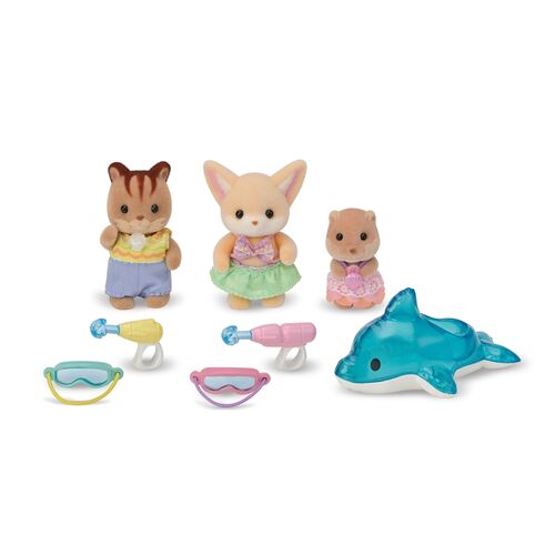 Sylvanian Families Amigos de la Guardera - Fiesta en la piscina