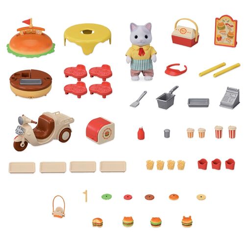 Sylvanian Families Puesto de Hamburguesa