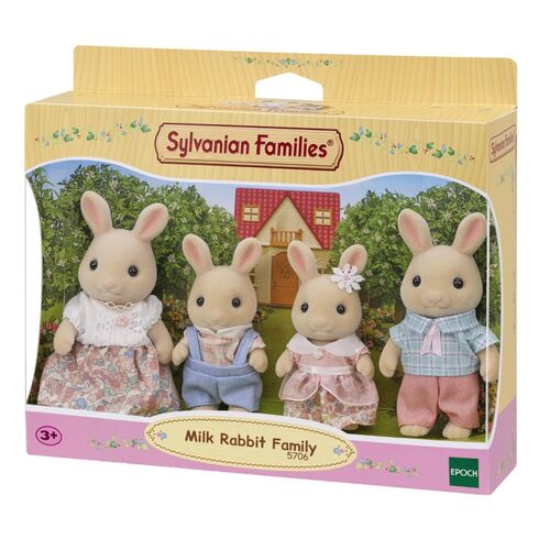 Sylvanian Families Milk Rabbit Family