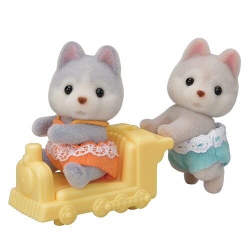 Sylvanian Families Gemelos Husky