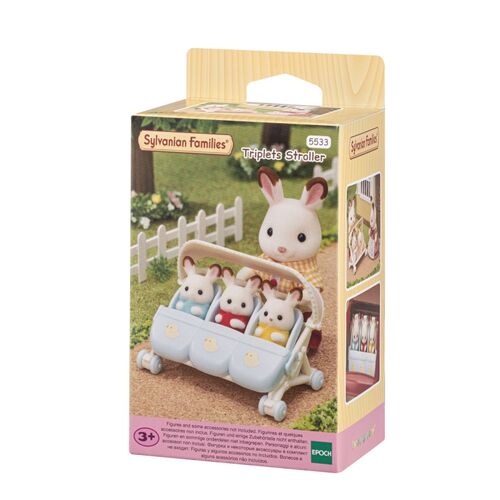 Sylvanian Families Carrito de Trillizos