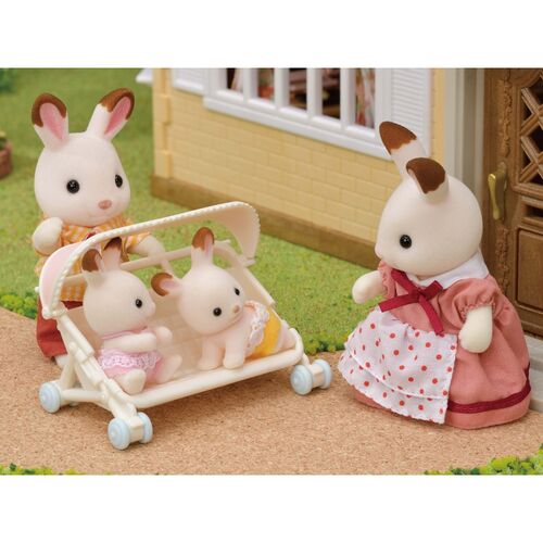 Sylvanian Families Carrito de Trillizos