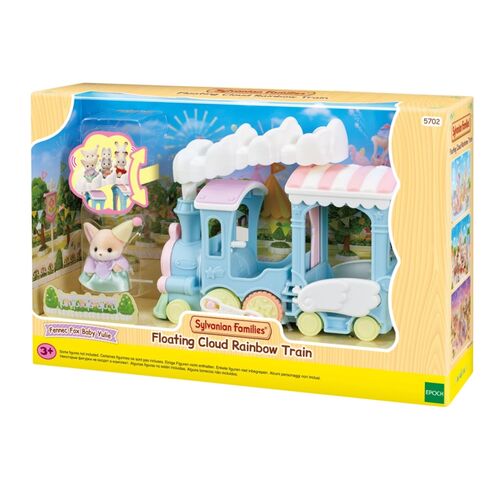 Sylvanian Families Rainbow Cloud Train Set