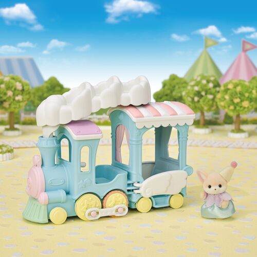 Sylvanian Families Rainbow Cloud Train Set