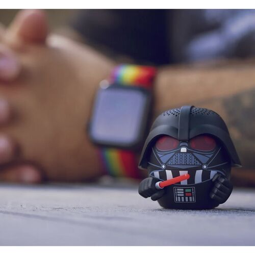 Mini altavoz Bitty Boomers Darth Vader con ojos rojos y sable lser 5 cm