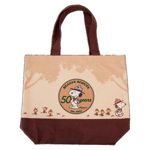 Peanuts Beagle Scouts 50Th Anniversary Canvas Tote Bag