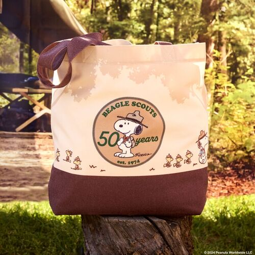 Peanuts Beagle Scouts 50Th Anniversary Canvas Tote Bag