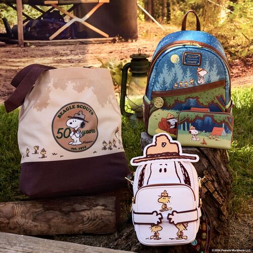 Peanuts Beagle Scouts 50Th Anniversary Canvas Tote Bag