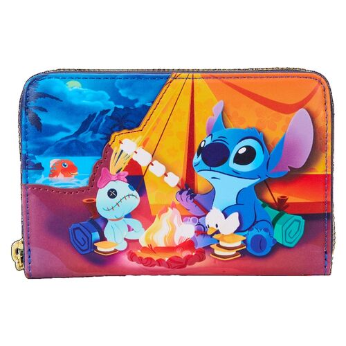 Billetera Stitch y Scrump Acampada