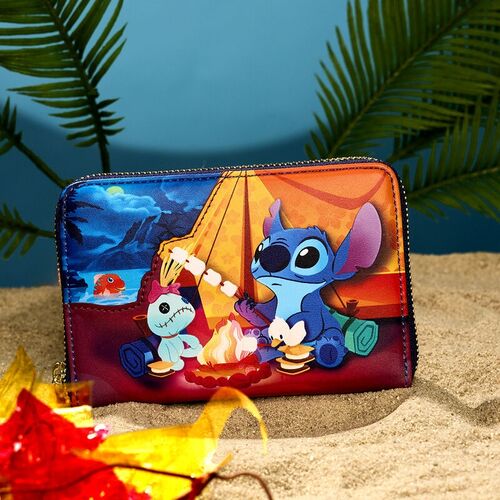 Billetera Stitch y Scrump Acampada