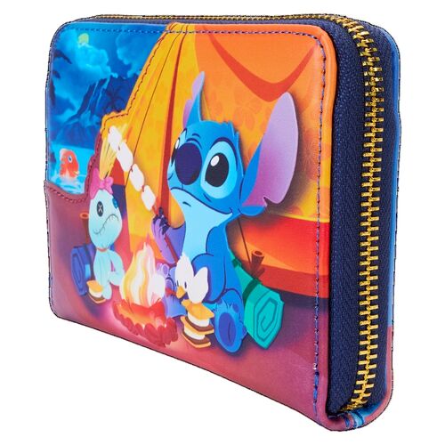 Billetera Stitch y Scrump Acampada