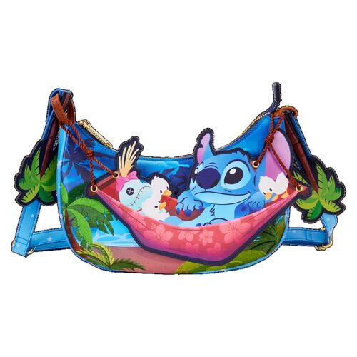 Bolso Bandolera Stitch y Scrump en hamaca