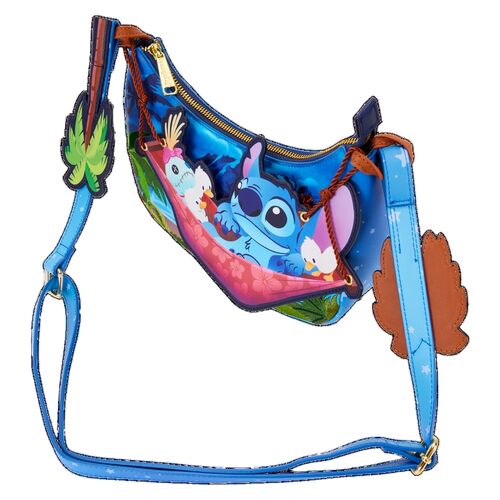 Bolso Bandolera Stitch y Scrump en hamaca