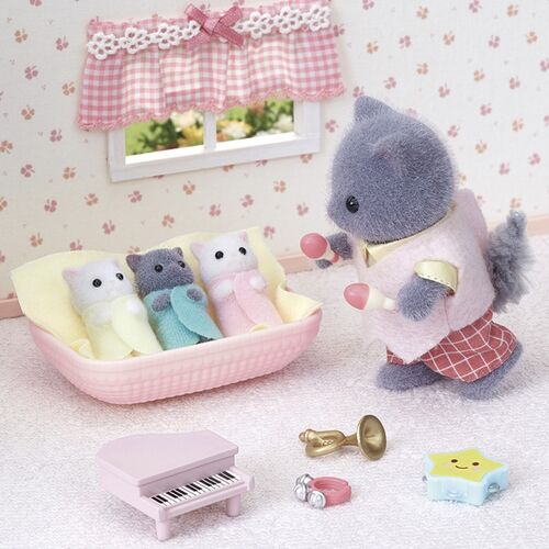 Sylvanian Families Persian Cat Triplets