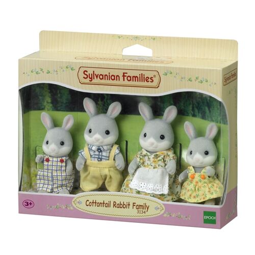 Sylvanian Families Familia Conejo Colita de Algodn