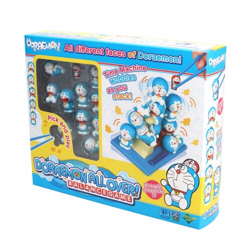 Set de 10 figuras pintadas a mano + Juego de habilidad Doraemon All Over