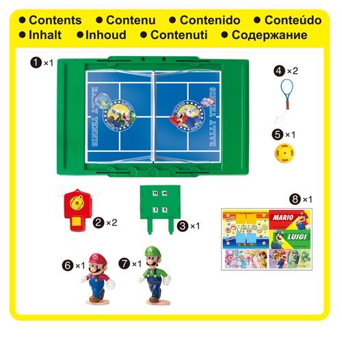 Juego de mesa Super Mario Rally Tennis