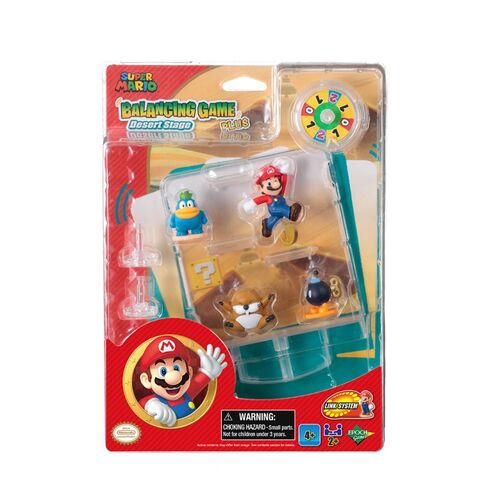 Set of hand-painted figures + Super Mario Balancing Game Plus Desert Stage board game