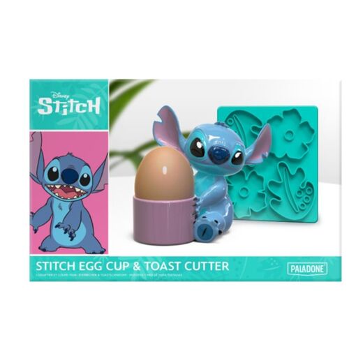 Set de Huevera y Molde para recortar tostadas Stitch