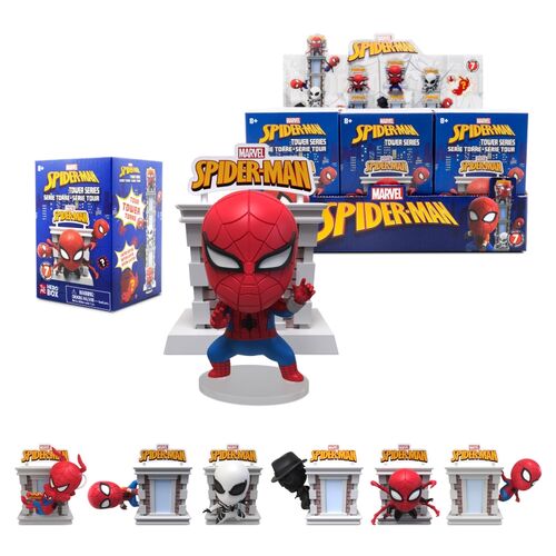 Expositor Yume Hero Box Spiderman Torre 12 unidades surtidas