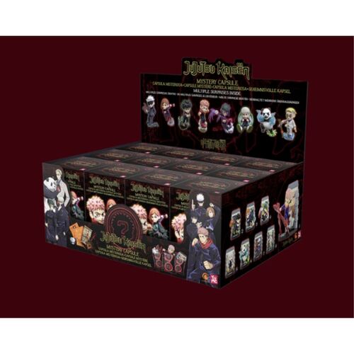 Expositor caja sorpresa Yume Jujutsu Kaisen Capsulas misteriosas 12 unidades surtidas. 9.5 cm