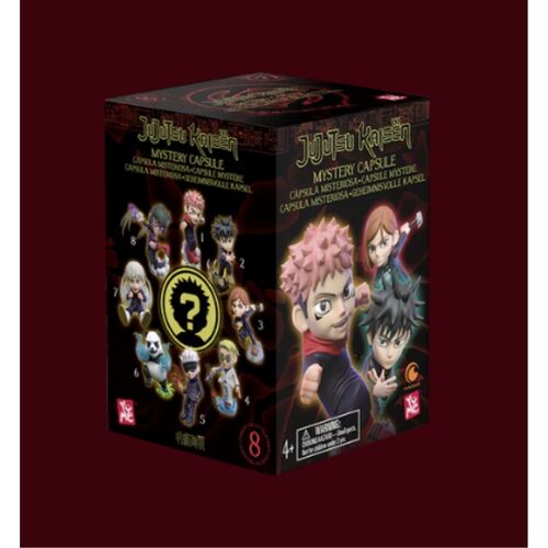 Expositor caja sorpresa Yume Jujutsu Kaisen Capsulas misteriosas 12 unidades surtidas. 9.5 cm