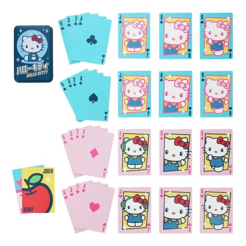 Hello Kitty Playing Cards in a Tin