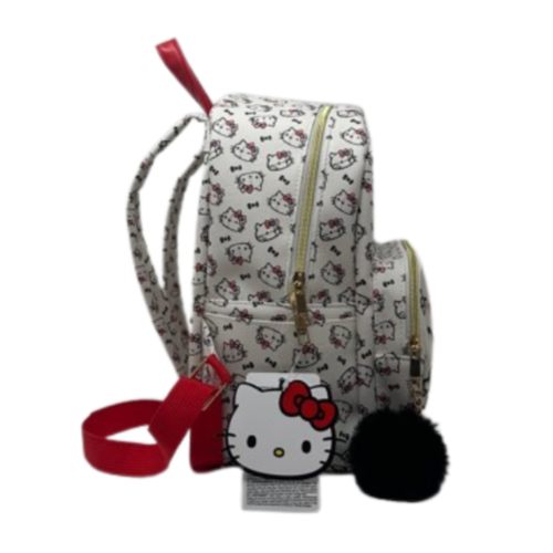 Hello Kitty white mosaic Mini Backpack 25 cm