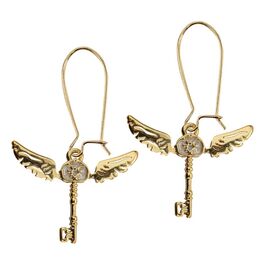 Pendientes Winged Keys latón