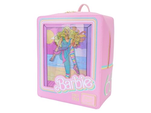 Mini Mochila Caja de Barbie Triple Lenticular 65 aniversario