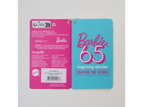 Chaqueta Bomber Barbie 65 aniversario S