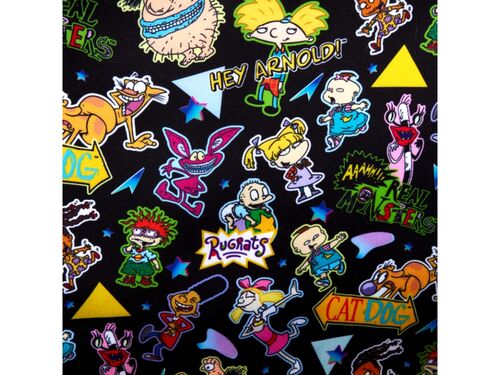 Crossbody Bag Retro Triple Lenticular Nickelodeon Shows