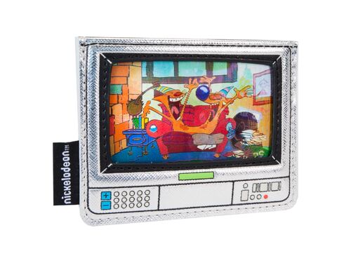 Tarjetero TV Retro triple lenticular Shows de Nickelodeon