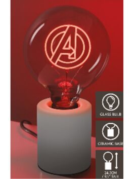 Lmpara con Bombilla LED Neon Marvel Avengers E27