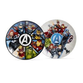 Set de dos platos de desayuno Avengers 19 cm de diámetro