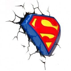 3D Superman Shield Light