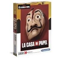 Puzzle 1000 Piezas La Casa de papel (Máscara Dalí)