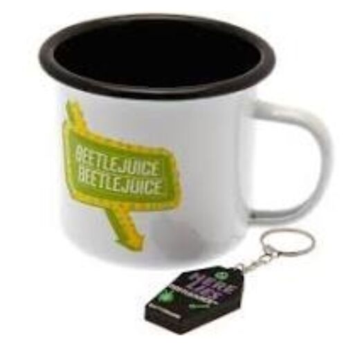 Set de Taza y llavero  Beetlejuice